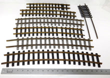 Load image into Gallery viewer, Aristocraft 7 sections G scale Misc Wider radius Curved Track USED outdoors gaug