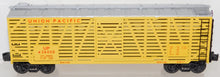 Load image into Gallery viewer, K-Line K763-2112 Union Pacific Stock Car UP #42600D 1/48 O Scale Yellow/Silver