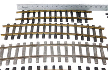 Load image into Gallery viewer, Aristocraft 7 sections G scale Misc Wider radius Curved Track USED outdoors gaug