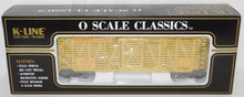 Load image into Gallery viewer, K-Line K763-2112 Union Pacific Stock Car UP #42600D 1/48 O Scale Yellow/Silver