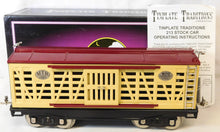 Load image into Gallery viewer, MTH 10-204 Cream / Maroon stock car Nickel Trim Standard Gauge Tinplate #213 C-8
