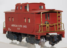 Load image into Gallery viewer, American Flyer Lines Caboose #930 Lighted Knuckle coupler Tuscan Complete S gauge
