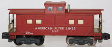 Load image into Gallery viewer, American Flyer Lines Caboose #930 Lighted Knuckle coupler Tuscan Complete S gauge