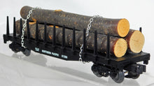 Load image into Gallery viewer, Lionel 6-17510 Northern Pacific Flatcar w/ real wood Logs #61220 1994 Standard O