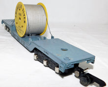 Load image into Gallery viewer, American Flyer 636 Dprsd Center die cast flat w/ Cable Reel Link Erie 7210 CLEAN