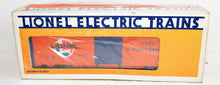 Load image into Gallery viewer, Lionel Lines 6-9492 Boxcar 1986 Trains A New Tradition logo SEALED Orange/Blue
