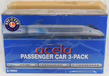 Load image into Gallery viewer, Lionel 6-15584 Amtrak Acela 3 CAR ADD ON Passenger FACTORY SEALED O C-10 072