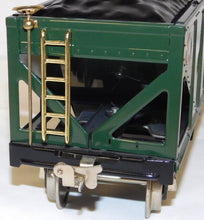 Load image into Gallery viewer, MTH 10-1053 Tinplate Traditions 216 Hopper Green & Black w/ Brass Trim Standard