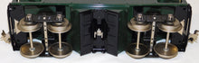 Load image into Gallery viewer, MTH 10-1053 Tinplate Traditions 216 Hopper Green & Black w/ Brass Trim Standard