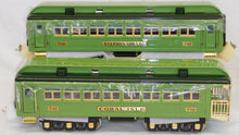 Load image into Gallery viewer, MTH 10-1068 Standard Gauge Stephen Girard 4 car Passenger Set 12 wheel 2 tone green