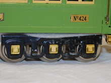 Load image into Gallery viewer, MTH 10-1068 Standard Gauge Stephen Girard 4 car Passenger Set 12 wheel 2 tone green