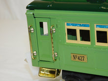 Load image into Gallery viewer, MTH 10-1068 Standard Gauge Stephen Girard 4 car Passenger Set 12 wheel 2 tone green