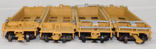 Load image into Gallery viewer, Walthers 4 Well Cars assembled 25017 25008 DTTX 70' Thrall Scale couplers Mtl wheels, w/ flaws HO Scale