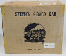Load image into Gallery viewer, MTH 10-1068 Standard Gauge Stephen Girard 4 car Passenger Set 12 wheel 2 tone green