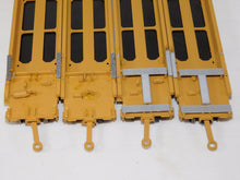 Load image into Gallery viewer, Walthers 4 Well Cars assembled 25017 25008 DTTX 70' Thrall Scale couplers Mtl wheels, w/ flaws HO Scale