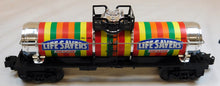 Load image into Gallery viewer, Lionel 6-52476 TTOS Cal Stewart 5 Flavor Lifesavers Tank Car 2007 O C-7