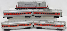 Load image into Gallery viewer, Lionel 1562W Burlington GP7 Red Stripe Passenger Set 1956 2328 2242(2) 2444 2446