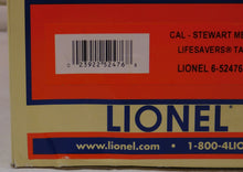 Load image into Gallery viewer, Lionel 6-52476 TTOS Cal Stewart 5 Flavor Lifesavers Tank Car 2007 O C-7