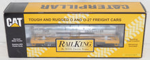 Load image into Gallery viewer, MTH Rail King 30-73270 Caterpillar O Gauge CHROME Modern Tank Car BOXED CAT NEW