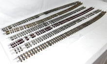 Load image into Gallery viewer, Gargraves TWO Rail S gauge wood tie SIX 37" sections straights flex USED