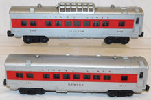 Load image into Gallery viewer, Lionel 1562W Burlington GP7 Red Stripe Passenger Set 1956 2328 2242(2) 2444 2446