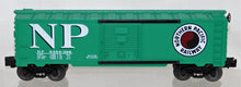 Load image into Gallery viewer, Lionel 6-19284 Northern Pacific 6464 Boxcar 6464-396 Green O/027 C-9 sprung trux