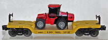Load image into Gallery viewer, Lionel 6-16957 6461 Depressed Center FlatCar w ERTL Case 4WD Loader Construction