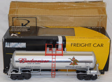 Load image into Gallery viewer, K-Line K6341-5601 BUDWEISER Beer Aluminum Tank Car Anheuser-Busch w/shipper C-8 O