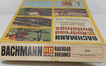 Load image into Gallery viewer, Bachmann HO Plasticville 2040 Railroad Buildings 6 Kits Sealed stations bridge +