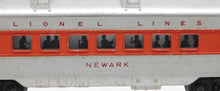 Load image into Gallery viewer, Lionel 2444 NEWARK coach for the 1956 Postwar Burl GP7 Red Stripe Passenger Set