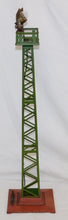 Load image into Gallery viewer, Lionel 92 Prewar Standard gauge Floodlight Tower 20" Working Terra Cotta / Brass