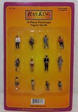 Load image into Gallery viewer, MTH 30-11068 12- PC Passenger Figure Set #4 O Gauge Scale Rail King 2004 C-10 NEW