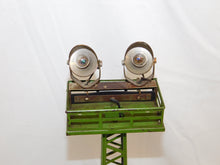 Load image into Gallery viewer, Lionel 92 Prewar Standard gauge Floodlight Tower 20" Working Terra Cotta / Brass
