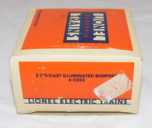 Load image into Gallery viewer, Lionel 6-2282 Lighted Die-cast Metal Bumpers BLACK Set of 2 Boxed O/027 Uncatalagued C-9