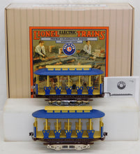 Load image into Gallery viewer, Lionel 6-13113 Standard Gauge Summer Trolley #101 & Trail Car #1100 Tinplate C-8