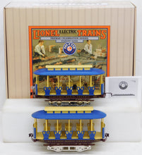 Load image into Gallery viewer, Lionel 6-13113 Standard Gauge Summer Trolley #101 & Trail Car #1100 Tinplate C-8