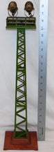 Load image into Gallery viewer, Lionel 92 Prewar Standard gauge Floodlight Tower 20" Working Terra Cotta / Brass