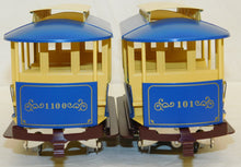 Load image into Gallery viewer, Lionel 6-13113 Standard Gauge Summer Trolley #101 & Trail Car #1100 Tinplate C-8
