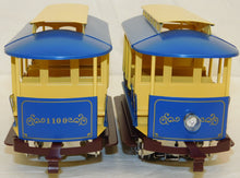 Load image into Gallery viewer, Lionel 6-13113 Standard Gauge Summer Trolley #101 & Trail Car #1100 Tinplate C-8