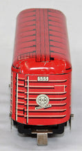 Load image into Gallery viewer, Marx 90171 B&LE Bessemer boxcar Candy Apple fixed knuckle 6" tinplate solid door