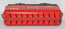 Load image into Gallery viewer, Marx 90171 B&LE Bessemer boxcar Candy Apple fixed knuckle 6" tinplate solid door