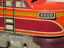 Load image into Gallery viewer, UNIQUE Arts Trains #2000 Rock Island AA Diesel Set Tinplate RUNS 1950s 3rAIL VINTAGE