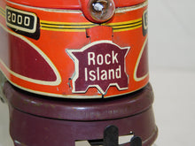 Load image into Gallery viewer, UNIQUE Arts Trains #2000 Rock Island AA Diesel Set Tinplate RUNS 1950s 3rAIL VINTAGE