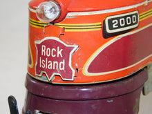 Load image into Gallery viewer, UNIQUE Arts Trains #2000 Rock Island AA Diesel Set Tinplate RUNS 1950s 3rAIL VINTAGE