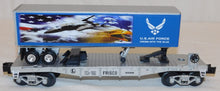 Load image into Gallery viewer, Lionel 6-52513 St Louis LRRC U.S. Air Force TOFC Flatcar w/ Trailer C-9 FRISCO O