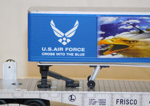 Load image into Gallery viewer, Lionel 6-52513 St Louis LRRC U.S. Air Force TOFC Flatcar w/ Trailer C-9 FRISCO O