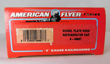 Load image into Gallery viewer, American Flyer 6-48807 Nickel Plate Railroad Refrigerator Car Reefer GARX S scal