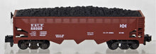 Load image into Gallery viewer, American Flyer 6-48614 Bessemer & Lake Erie B&LE 3-Bay Hopper w/ coal load 62009
