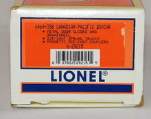 Load image into Gallery viewer, Lionel 6-29215 Canadian Pacific Box Car #6464-398 CP Railroad modern brown O 027