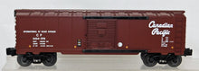 Load image into Gallery viewer, Lionel 6-29215 Canadian Pacific Box Car #6464-398 CP Railroad modern brown O 027
